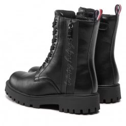 Enfant Bottes Tommy Hilfiger - Lace-Up Bootie T3A5-32391-1355 M Black 999 Noir -Tommy Hilfiger Soldes 03 0000300783627 st