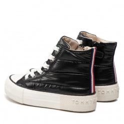Enfant Sneakers Tommy Hilfiger - High Top Lace-Up Sneaker T3A9-32290-1437 M Black 999 Noir -Tommy Hilfiger Soldes 03 0000300783764 st