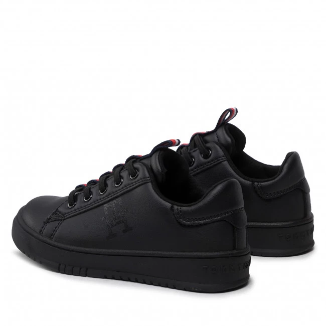 Enfant Sneakers TOMMY HILFIGER - Low Cut Lace-Up Sneaker T3B9-32466-1355 M Black 999 Noir 5 Enfant Sneakers TOMMY HILFIGER - Low Cut Lace-Up Sneaker T3B9-32466-1355 M Black 999 Noir – Image 3