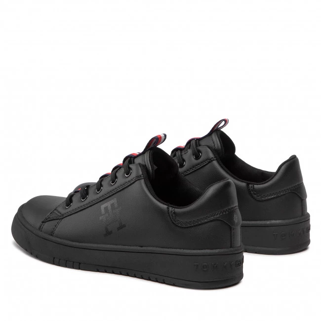 Enfant Sneakers Tommy Hilfiger - T3B9-32466-1355999 S Black Noir 5 Enfant Sneakers Tommy Hilfiger - T3B9-32466-1355999 S Black Noir – Image 3