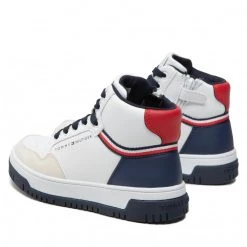 Enfant Sneakers TOMMY HILFIGER - High Top Lace-Up Sneaker T3B9-32482-1355Y M White/Blue/Red 003 Blanc 9 Enfant Sneakers TOMMY HILFIGER - High Top Lace-Up Sneaker T3B9-32482-1355Y M White/Blue/Red 003 Blanc -Tommy Hilfiger Soldes 03 0000300887721 is
