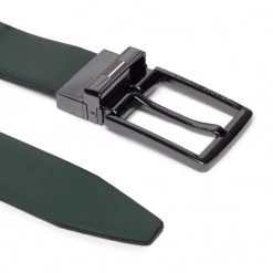Accessoires Ceinture Homme Tommy Hilfiger - Business Rev 3.5 AM0AM10323 BDS Noir, Vert -Tommy Hilfiger Soldes 03 0000301071068 fp