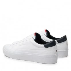 Homme Sneakers Tommy Hilfiger - Prep Vulc Leather FM0FM04171 White YBR Blanc 10 Homme Sneakers Tommy Hilfiger - Prep Vulc Leather FM0FM04171 White YBR Blanc -Tommy Hilfiger Soldes 03 0000301098942 mk