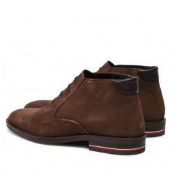 Homme Boots Tommy Hilfiger - Signature Hilfiger Suede Boot FM0FM04174 Cocoa GT6 Marron -Tommy Hilfiger Soldes 03 0000301099192 rz