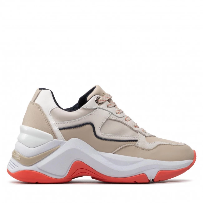 Femme Sneakers Tommy Hilfiger - Chunky Sneaker Seasonal Pop FW0FW06757 Classic Beige ACI Beige 4 Femme Sneakers Tommy Hilfiger - Chunky Sneaker Seasonal Pop FW0FW06757 Classic Beige ACI Beige – Image 2