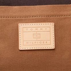 Accessoires Sac Tommy Hilfiger - Sustainable Canvas Small Duffle AM0AM08672 RBL Marron, Multicolore -Tommy Hilfiger Soldes 03 8720116554199 st