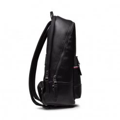 Accessoires Sac à Dos Tommy Hilfiger - 1985 Pu Backpack AM0AM09266 BDS Noir -Tommy Hilfiger Soldes 03 8720117868561 fp