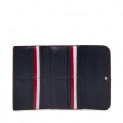 Accessoires Portefeuille Femme Grand Format Tommy Hilfiger - Th Element Large Flap Corp AW0AW13631 XLG Rouge -Tommy Hilfiger Soldes 03 8720641960427 pa