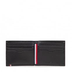 Accessoires Portefeuille Homme Grand Format Tommy Hilfiger - Th Central Mini Cc Wallet AM0AM10234 BDS Noir -Tommy Hilfiger Soldes 03 8720641960984 mg