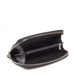 Accessoires Portefeuille Femme Grand Format Tommy Hilfiger - Th Chic Large Za AW0AW13649 BDS Noir -Tommy Hilfiger Soldes 03 8720641962001 kt