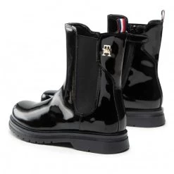 Enfant Bottes Tommy Hilfiger - Chelsea Boot T4A5-32408-0775 S Black 999 Noir -Tommy Hilfiger Soldes 03 0000300784396 mg