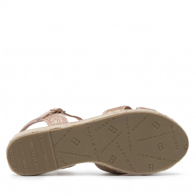 Enfant Espadrilles Tommy Hilfiger - Rope Wedge Sandal T3A7-32186-1380 M Powder Pink 363 Rose 6 Enfant Espadrilles Tommy Hilfiger - Rope Wedge Sandal T3A7-32186-1380 M Powder Pink 363 Rose – Image 4