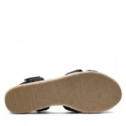 Femme Espadrilles TOMMY HILFIGER - Rope Wedge Sandal T3A7-32186-1380 S Blue 800 Bleu Marine -Tommy Hilfiger Soldes 04 0000209681901 is