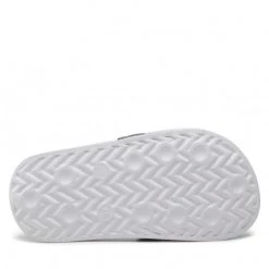 Enfant Mules / Sandales De Bain Tommy Hilfiger - Varsity Print Pool Slide T3B0-32274-1172 M White 100 Blanc -Tommy Hilfiger Soldes 04 0000209682113 plj