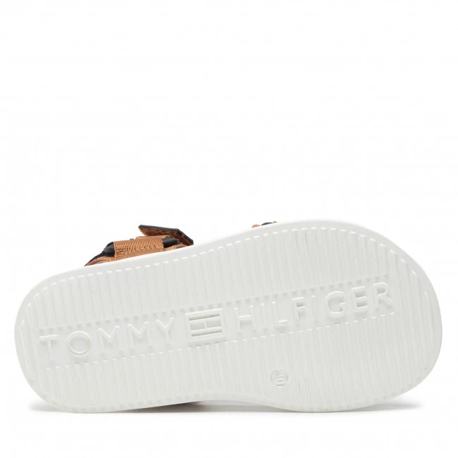 Enfant Sandales TOMMY HILFIGER - Velcro Sandal T3B2-32256-0208 M Tabacco 520 Marron 6 Enfant Sandales TOMMY HILFIGER - Velcro Sandal T3B2-32256-0208 M Tabacco 520 Marron – Image 4