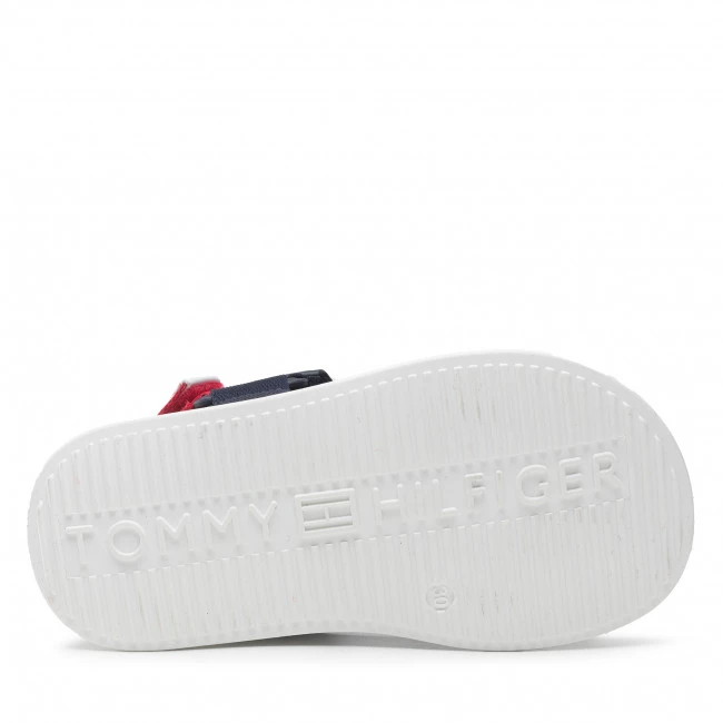 Enfant Sandales TOMMY HILFIGER - Velcro Sandal T3B2-32257-0208 M Blue 800 Bleu Marine 6 Enfant Sandales TOMMY HILFIGER - Velcro Sandal T3B2-32257-0208 M Blue 800 Bleu Marine – Image 4