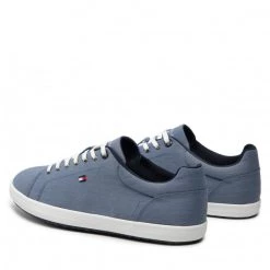 Homme Sneakers Tommy Hilfiger - Essential Chambray Vulc FM0FM03993 Twilight Indigo C5F Bleu -Tommy Hilfiger Soldes 04 0000209906769 st 1
