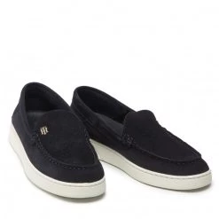 Femme Chaussures Basses TOMMY HILFIGER - Th Comfort Hybrid Loafer W FW0FW06164 Desert Sky DW5 Bleu Marine -Tommy Hilfiger Soldes 04 0000209910339 kt