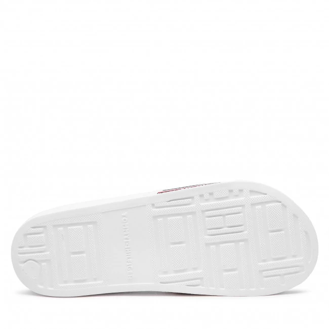 Homme Mules / Sandales De Bain Tommy Hilfiger - Corporate Knitted Beach Sandal FM0FM04062 White YBR Blanc 6 Homme Mules / Sandales De Bain Tommy Hilfiger - Corporate Knitted Beach Sandal FM0FM04062 White YBR Blanc – Image 4