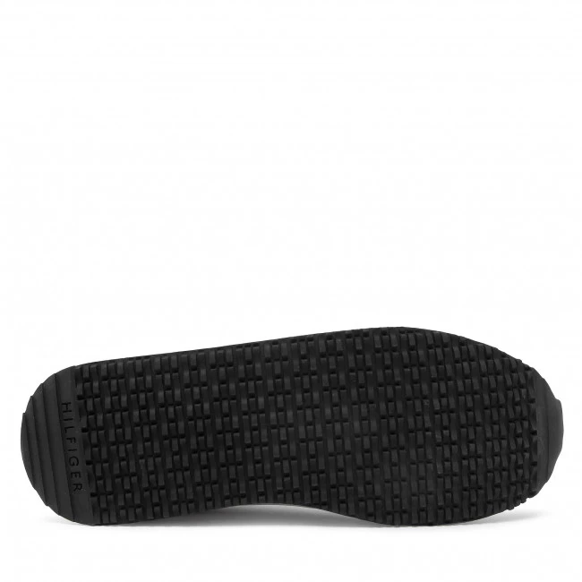 Homme Sneakers TOMMY HILFIGER - Runner Lo Leather FM0FM04136 White YBR Blanc 6 Homme Sneakers TOMMY HILFIGER - Runner Lo Leather FM0FM04136 White YBR Blanc – Image 4