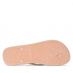 Femme Tongs TOMMY HILFIGER - Th Metallic Flat Beach Sandal FW0FW06445 Rose Gold 0JV Or -Tommy Hilfiger Soldes 04 0000300530863 ki