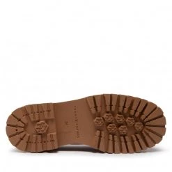 Femme Chaussures Basses TOMMY HILFIGER - Th Hardware Chunky Loafer FW0FW06675 Golden Daze GPS Marron -Tommy Hilfiger Soldes 04 0000300531938 swa