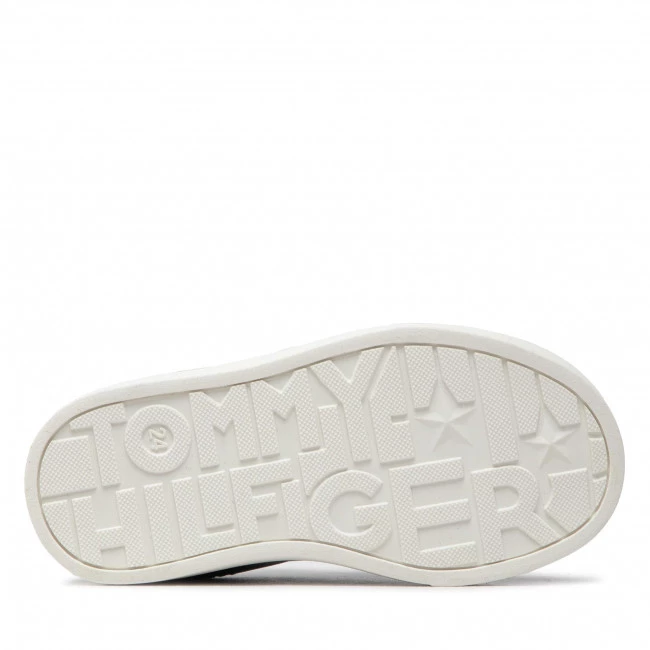Enfant Sneakers TOMMY HILFIGER - Low Cut Lace-Up Sneaker T1B9-32457-1355 S Blue/White X007 Bleu Marine 6 Enfant Sneakers TOMMY HILFIGER - Low Cut Lace-Up Sneaker T1B9-32457-1355 S Blue/White X007 Bleu Marine – Image 4