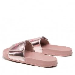 Enfant Mules / Sandales De Bain TOMMY HILFIGER - Maxi Velcro Pool Slide T3A0-32443-1367 S Rose Gold 341 Rose -Tommy Hilfiger Soldes 04 0000300783559 plj