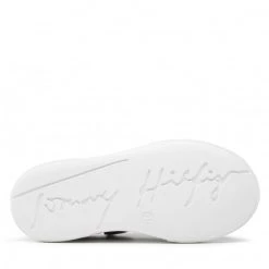 Enfant Sneakers TOMMY HILFIGER - Low Cut Lace-Up Sneaker T3A9-32310-1451 Black 999 Noir -Tommy Hilfiger Soldes 04 0000300783801 st