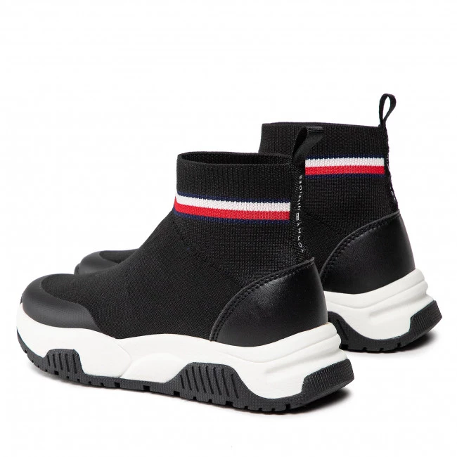 Enfant Sneakers TOMMY HILFIGER - T3A9-32360-0702 S Black 999 Noir 5 Enfant Sneakers TOMMY HILFIGER - T3A9-32360-0702 S Black 999 Noir – Image 3