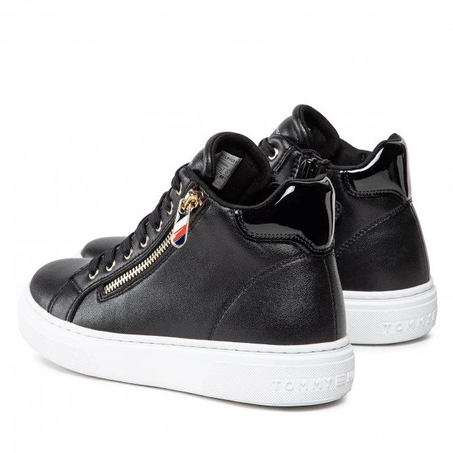 Enfant Sneakers TOMMY HILFIGER - High Top Lace-Up Sneaker T3A9-32317-1434 S Black 999 Noir 5 Enfant Sneakers TOMMY HILFIGER - High Top Lace-Up Sneaker T3A9-32317-1434 S Black 999 Noir – Image 3