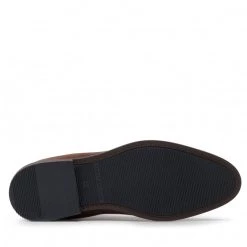 Homme Bottines Chelsea TOMMY HILFIGER - Signature Hilfiger Lth Chelsea FM0FM04177 Winter Cognac GVI Marron -Tommy Hilfiger Soldes 04 0000301099376 mg