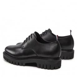 Homme Chaussures Basses Tommy Hilfiger - Premium Casual Chunky Lth Shoe FM0FM04210 Black BDS Noir -Tommy Hilfiger Soldes 04 0000301102281 fp
