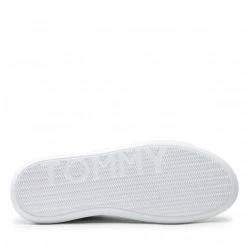 Homme Sneakers Tommy Hilfiger - Corporate Cup Leather Stripes FM0FM04275 White YBR Blanc -Tommy Hilfiger Soldes 04 0000301103158 sw 1