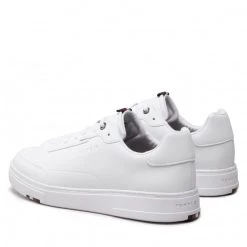 Homme Sneakers Tommy Hilfiger - Modern Cupsole Leather FM0FM04292 White YBR Blanc -Tommy Hilfiger Soldes 04 0000301104599 fp