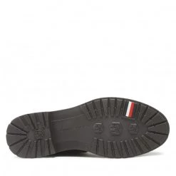 Femme Bottines Chelsea Tommy Hilfiger - Th Coin Flat Boot FW0FW06742 Truffle Brown GT7 Marron -Tommy Hilfiger Soldes 04 0000301109402 rz