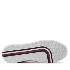 Femme Sneakers Tommy Hilfiger - Th Bio Court Sneaker Classic FW0FW06802 White YBR Blanc -Tommy Hilfiger Soldes 04 0000301111214 bs