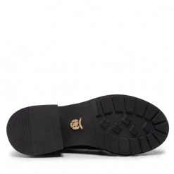 Femme Bottines Tommy Hilfiger - Monogram Bootie FW0FW06823 Desert Sky DW5 Bleu Marine -Tommy Hilfiger Soldes 04 0000301111405 sw