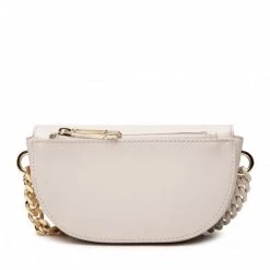 Sacs Sac à Main TOMMY HILFIGER - Th Chain Moon Crossover AW0AW11993 AF4 Beige -Tommy Hilfiger Soldes 04 8720117859538 swa