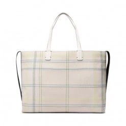 Sacs Sac à Main TOMMY HILFIGER - Iconic Tommy Tote Check AF4 Beige -Tommy Hilfiger Soldes 04 8720641019620 plj 1