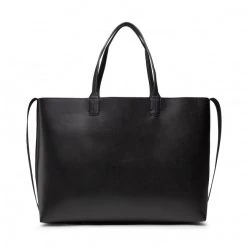 Sacs Sac à Main Tommy Hilfiger - Iconic Tommy Tote AW0AW13142 BDS Noir -Tommy Hilfiger Soldes 04 8720641958578 fp