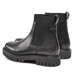 Homme Bottines Chelsea TOMMY HILFIGER - Prmium Casual Chunky Lth Chels FM0FM04186 Black BDS Noir -Tommy Hilfiger Soldes 04 0000301099659 mt