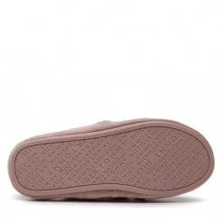 Femme Chaussons Tommy Hilfiger - Comfy Home Slippers With Straps FW0FW06587 Balanced Beige AE9 Rose -Tommy Hilfiger Soldes 04 0000301105862 swa