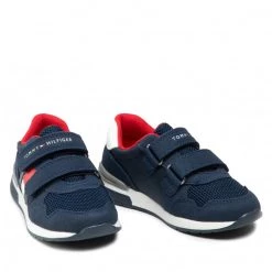 Enfant Sneakers Tommy Hilfiger - Low Cut Velcro Sneaker T1B4-30481-0732 S Blue 800 Bleu Marine 12 Enfant Sneakers Tommy Hilfiger - Low Cut Velcro Sneaker T1B4-30481-0732 S Blue 800 Bleu Marine -Tommy Hilfiger Soldes 05 0000207172036 bs