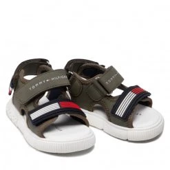 Enfant Sandales TOMMY HILFIGER - Velcro Sandal T1B2-32252-1357 M Military Green 414 Vert 12 Enfant Sandales TOMMY HILFIGER - Velcro Sandal T1B2-32252-1357 M Military Green 414 Vert -Tommy Hilfiger Soldes 05 0000209680652 is