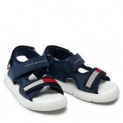 Enfant Sandales TOMMY HILFIGER - Velcro Sandal T1B2-32252-1357 S Blue 800 Bleu Marine 12 Enfant Sandales TOMMY HILFIGER - Velcro Sandal T1B2-32252-1357 S Blue 800 Bleu Marine -Tommy Hilfiger Soldes 05 0000209680683 ks