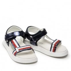 Enfant Sandales Tommy Hilfiger - T3A2-32179-0569 S Blue/Multicolor X051 Bleu Marine -Tommy Hilfiger Soldes 05 0000209681505 sw