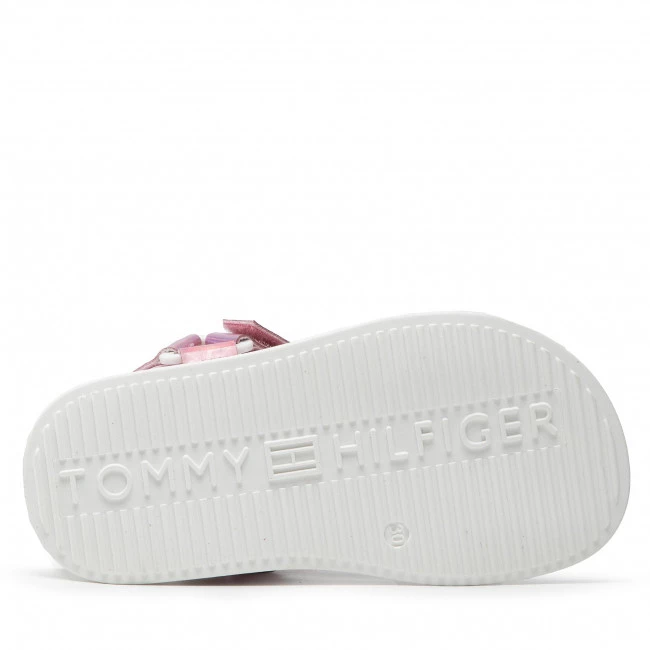 Enfant Sandales Tommy Hilfiger - Velcro Sandal T3A2-32180-1382 M Pink/White X054 Rose 6 Enfant Sandales Tommy Hilfiger - Velcro Sandal T3A2-32180-1382 M Pink/White X054 Rose – Image 4