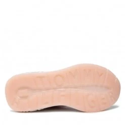 Enfant Sneakers TOMMY HILFIGER - Low Cut Lace-Up Sneaker T3A4-32166-0308 M Pink/White X054 Rose -Tommy Hilfiger Soldes 05 0000209681772 plj