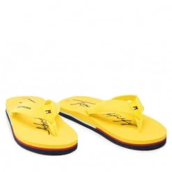 Enfant Tongs Tommy Hilfiger - T3A8-32190-0058 S Yellow 200 Jaune -Tommy Hilfiger Soldes 05 0000209681987 ks